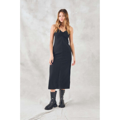 Vestido Slip Negro Negro
