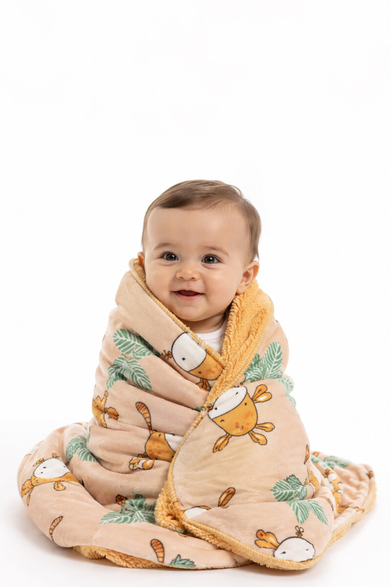 Manta estampada para bebé - Jirafas 
