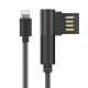 Cable iPhone Mallado Lateral DA Gris