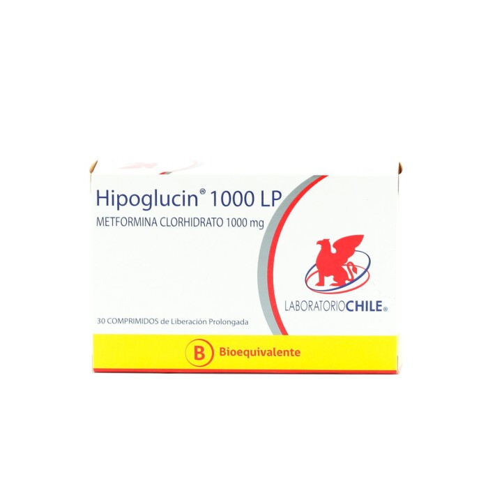 HIPOGLUCIN 1000 LP CJ X 30 COMP. única