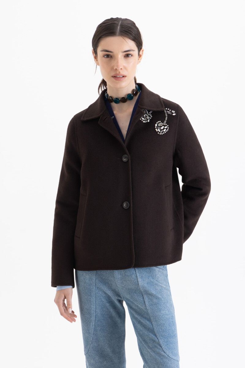 CHAQUETA CHERRY Chocolate