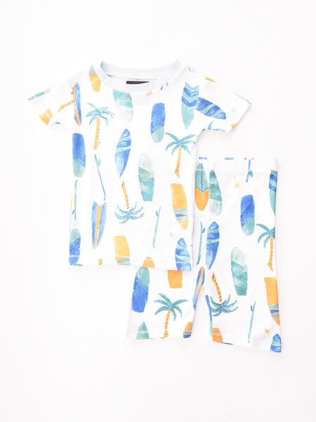 PIJAMA CONJUNTO SURF BLANCO
