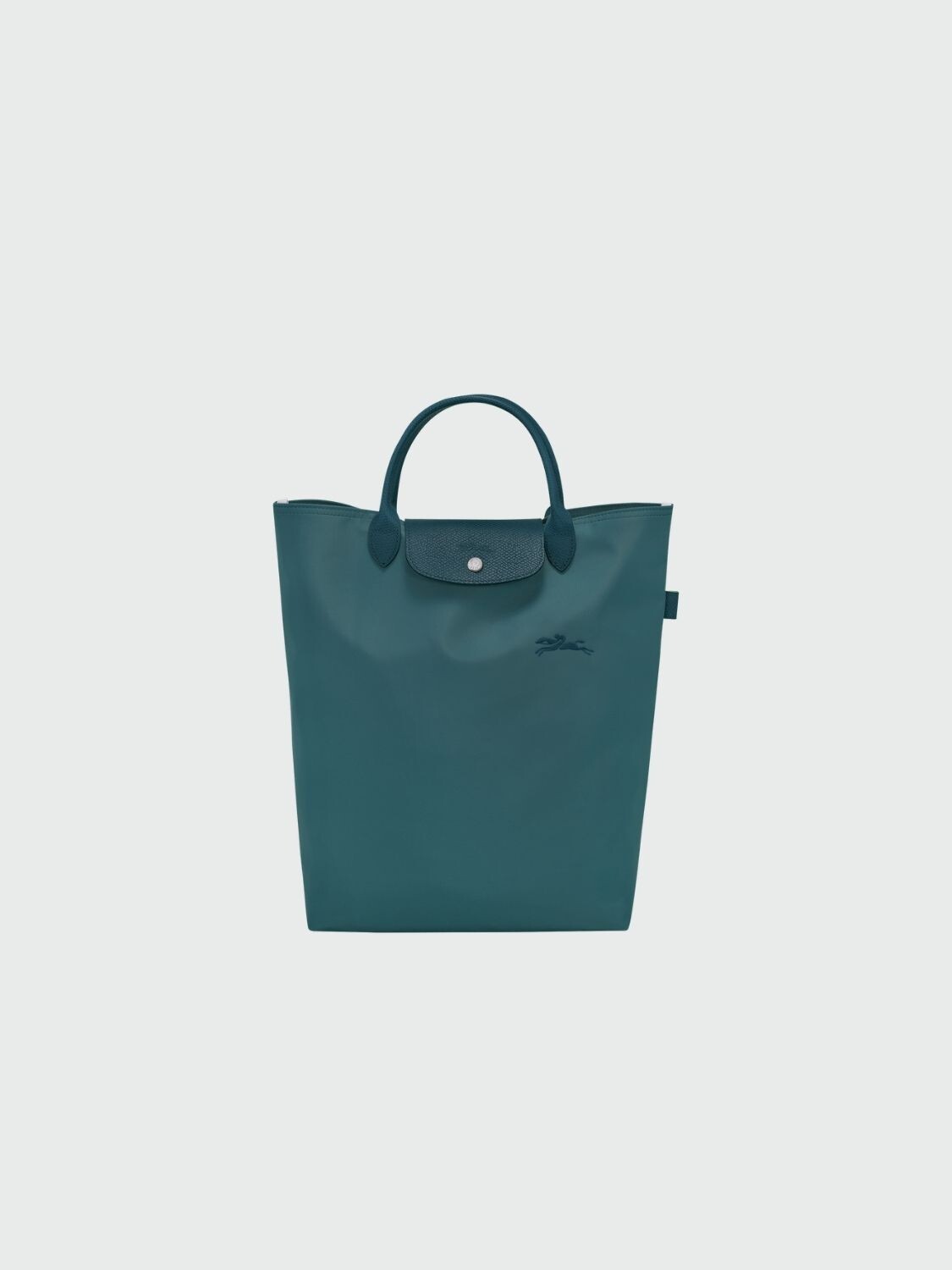 Longchamp - Cartera Tote plegable, de nylon y asa corta, Le pliage M Jade