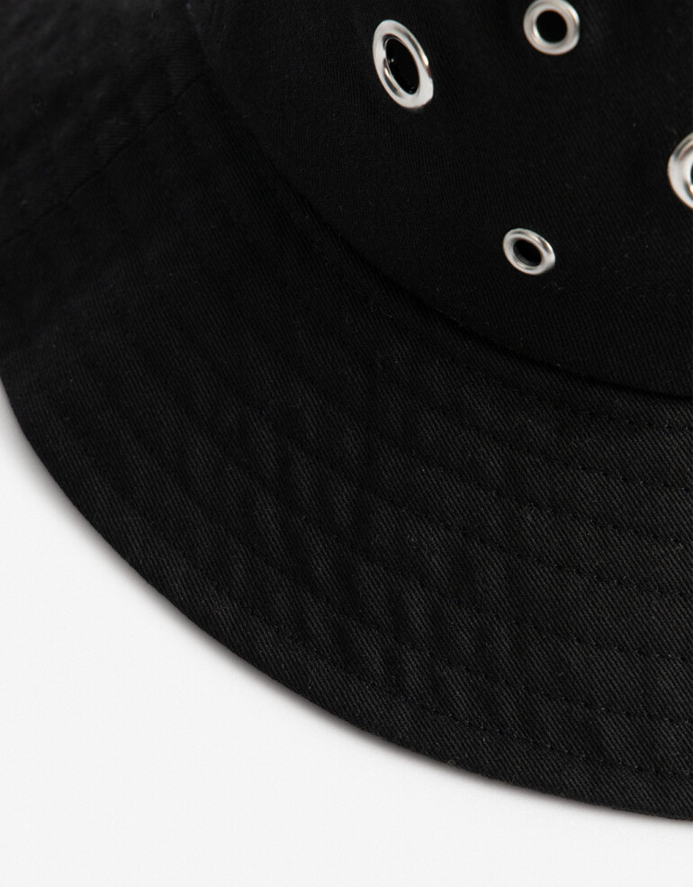 Sombreros verano Piluso Sombrero Piluso Con Ojales - Negro