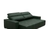 Sillón cama Madrid - 4 Cuerpos 100% Cuero Verde