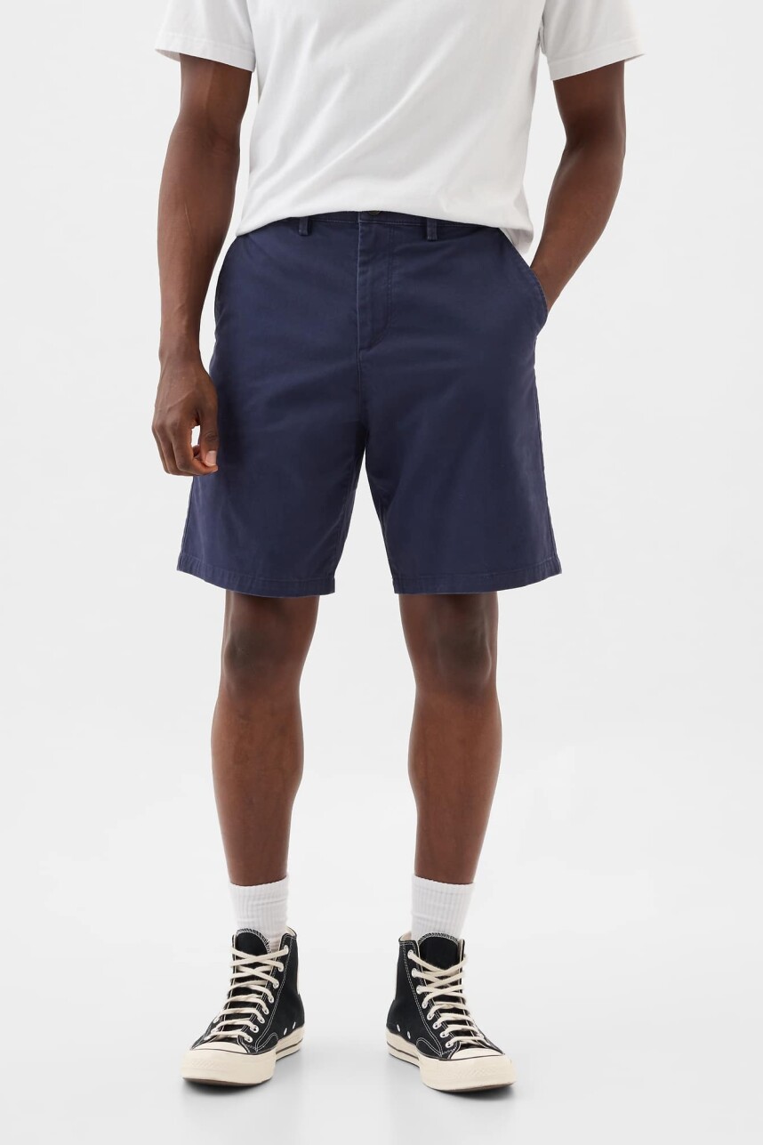 Short Essential Easy 9Inch Hombre Vintage Navy