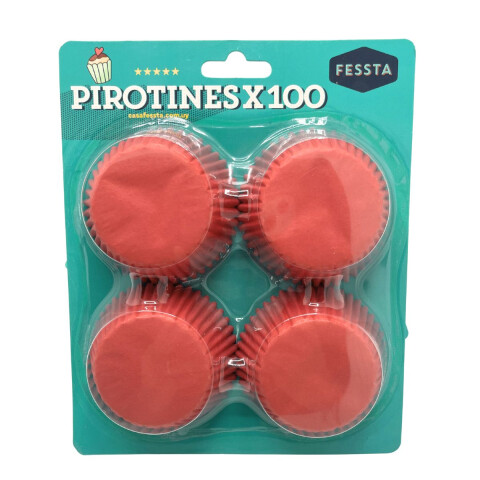 Pirotines x100 Rojo