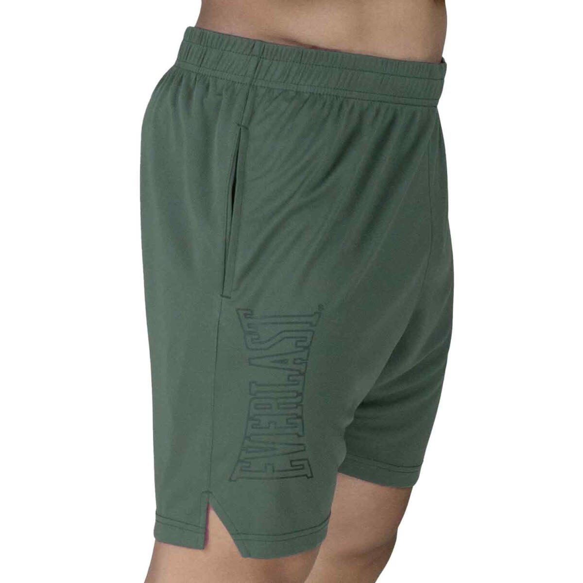 SHORT MEN POLY EVERLAST BIG LOGO II 7" - GN 