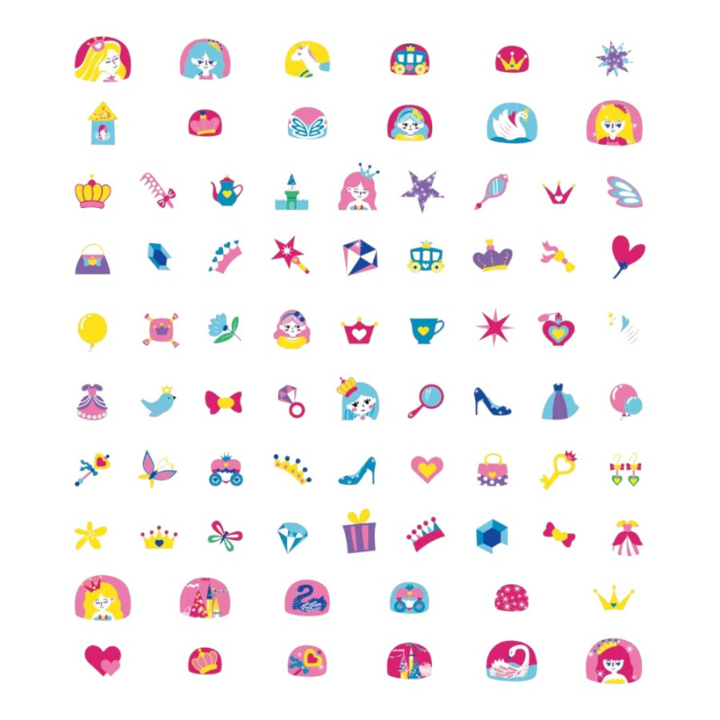 Stickers Uñas Princesas Avenir Stickers Uñas Princesas Avenir