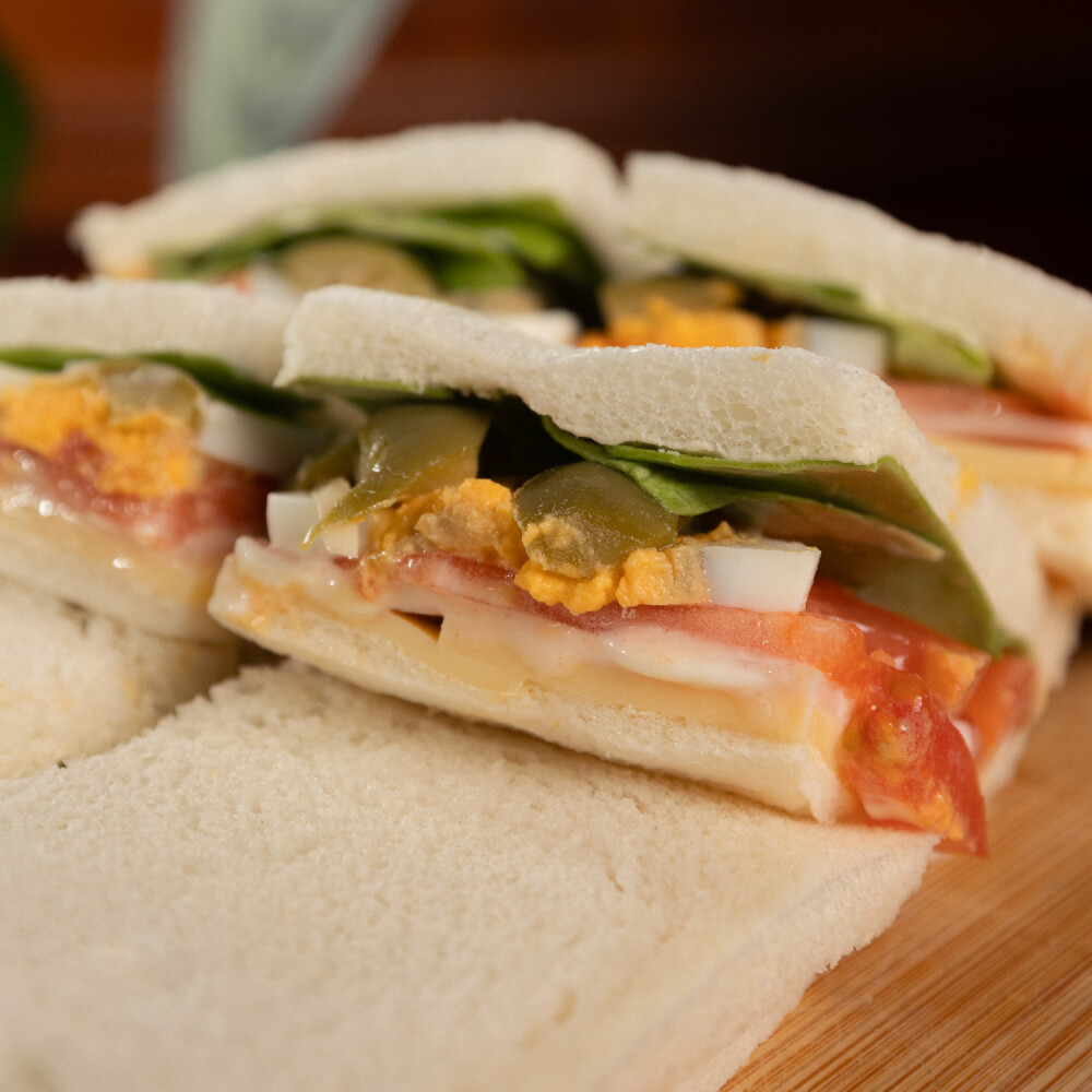 Sandwiches Olímpicos x6 en Pan Blanco