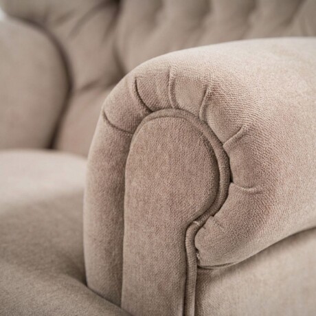 Butaca Bergere Capitoné giratoria - Tela Aquaclean A fabricar