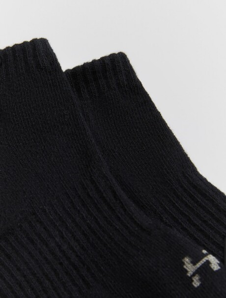 KIT CON 3 PARES DE MEDIAS ELASTIZADAS NEGRO