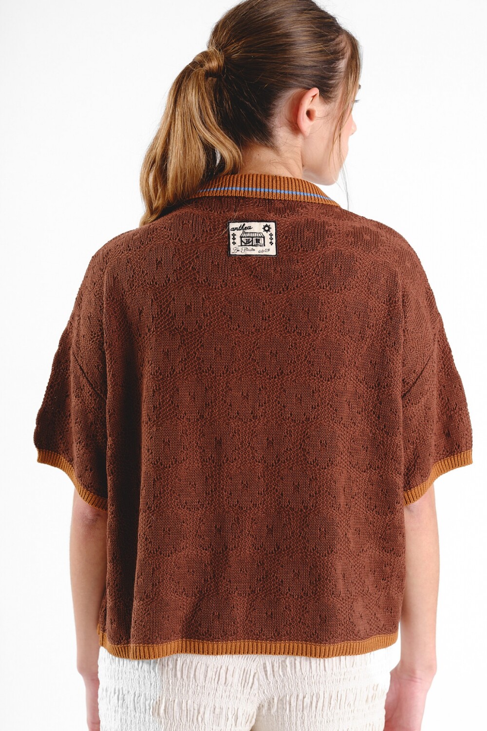 Remera Trébol Chocolate