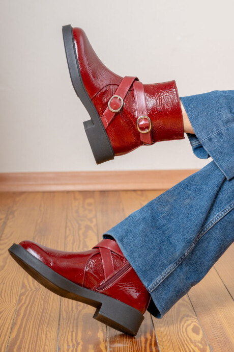 Bota torino Bordeaux charol