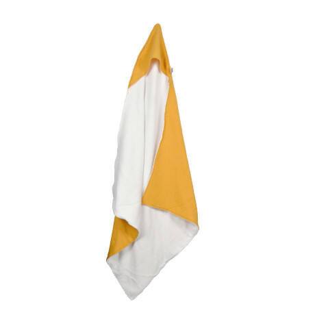 CAPA DE BAÑO ALGODON AMARILLO BEBÉ DOUCEUR MOSTAZA