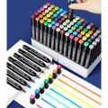 Set De Marcadores Drypens x168 Doble Punta Con Estuche Set De Marcadores Drypens x168 Doble Punta Con Estuche