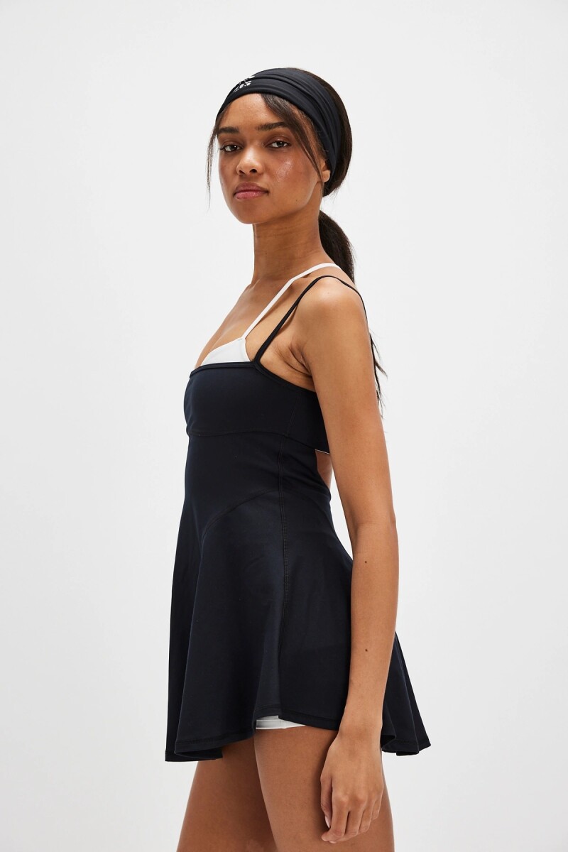 VESTIDO TENNIS BASELINE Negro
