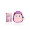 Set de mochila infantil de neopreno y cartuchera con divisiones brio set-magicpony-gatito