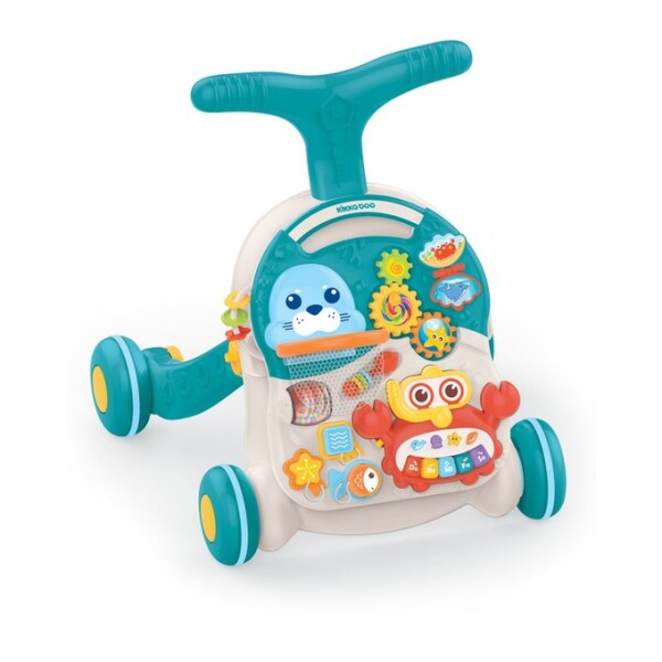 caminador 2 en 1 mesa Wobble KIKKABOO green caminador 2 en 1 mesa Wobble KIKKABOO green