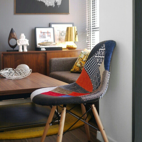 SILLA DE COMEDOR EAMES Silla Eames Patchwork
