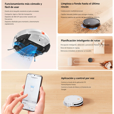 Aspiradora Robot Xiaomi Robot Vacuum E5 + Dock de Carga Aspiradora Robot Xiaomi Robot Vacuum E5 + Dock de Carga