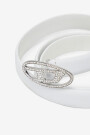 CINTURON D LOGO B-1DR CON STRA Blanco