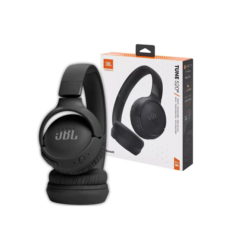 Auricular Bluetooth Inalámbrico JBL T520 57 Horas De Batería Auricular Bluetooth Inalámbrico JBL T520 57 Horas De Batería