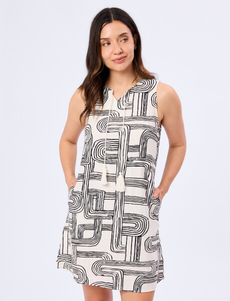 Vestido linea A estampado Vestido linea A estampado