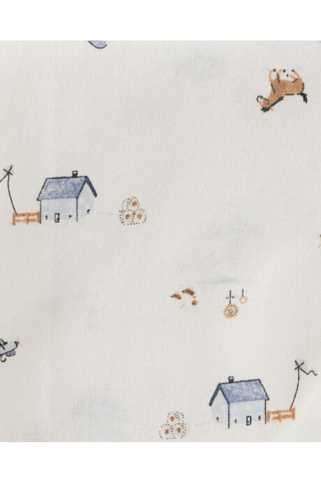 Pack cuatro mantas recibidoras de algodón, azules Pack cuatro mantas recibidoras de algodón, azules