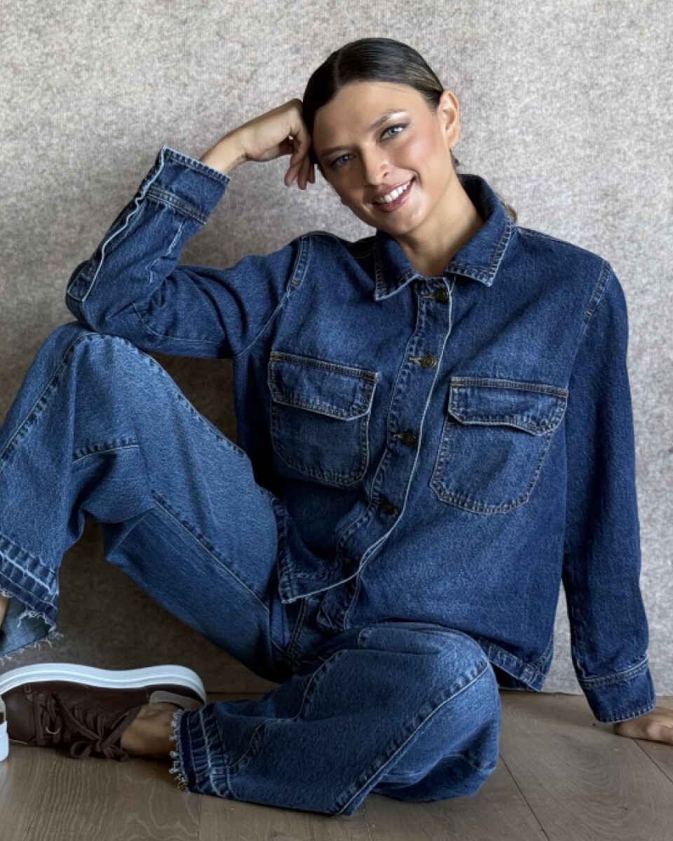 Sobrecamisa Ginebra - Denim Azul 