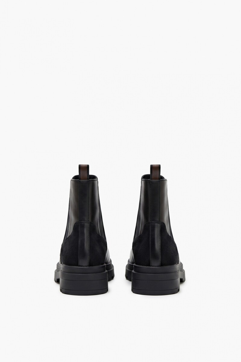 Bota combinada negro