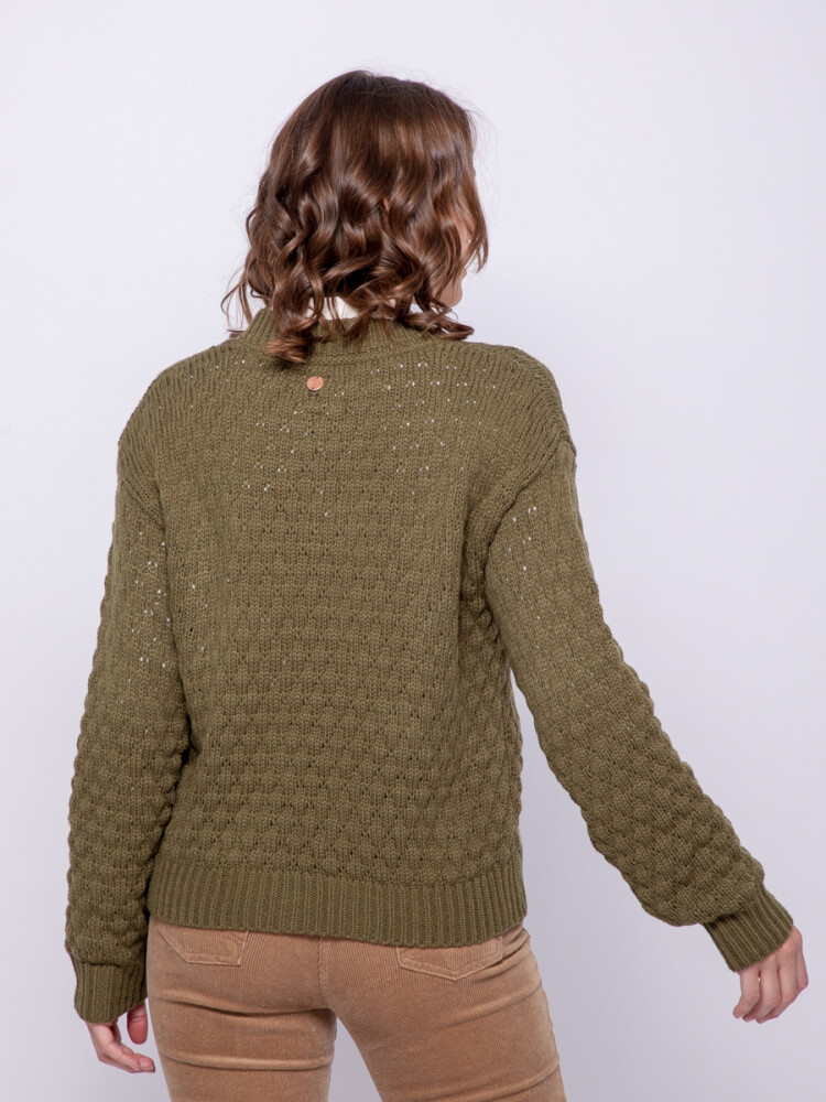 CARDIGAN MAURA Verde Militar