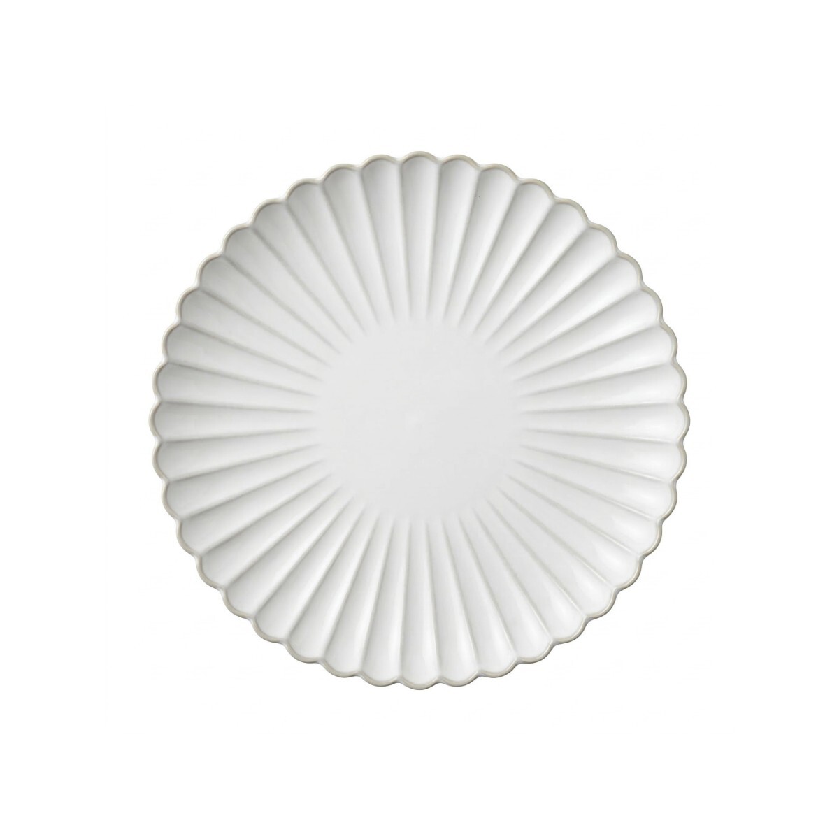 PLATO PLAYO CERAMICA BLANCO COMB 27CM 