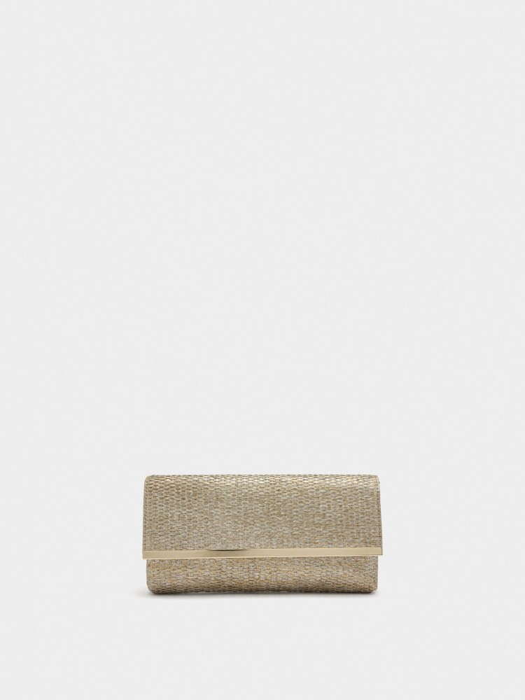 Bolso De Fiesta Tipo Sobre dorado