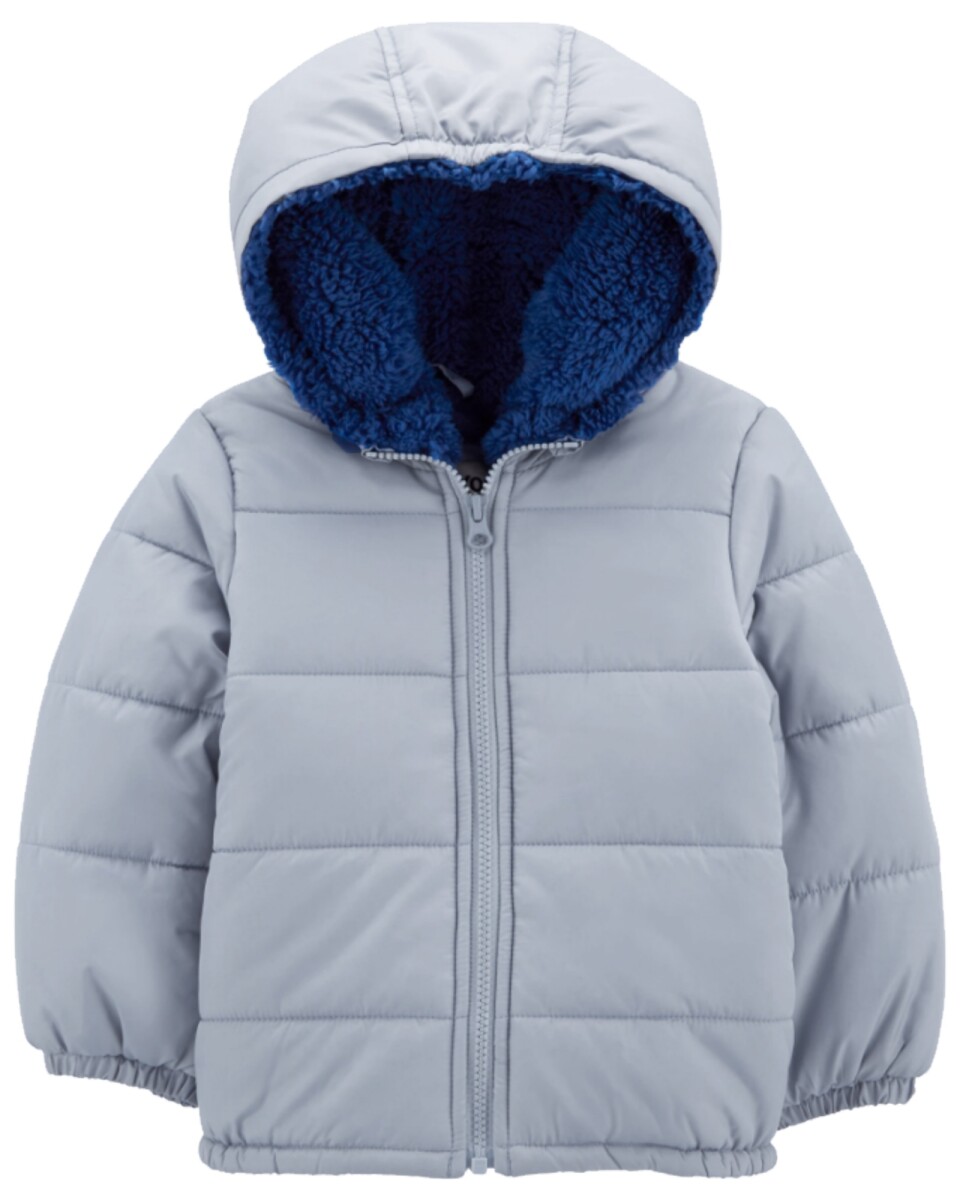 Campera resistente al agua, celeste. Talles 2-4T 