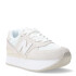 Championes de Mujer New Balance 574 Beige - Blanco