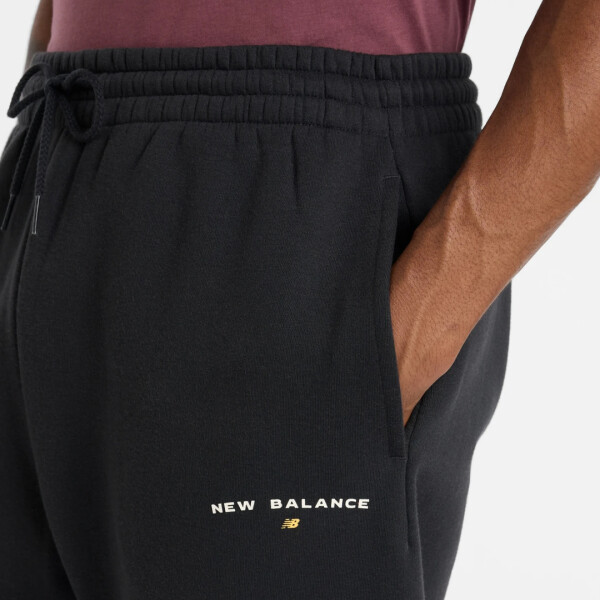 REIMAGINED FLEECE GRAPHIC JOGGER - NEW BALANCE NEGRO