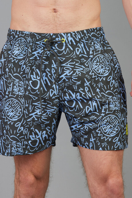 SHORT AKIM DIXIE Gris Oscuro