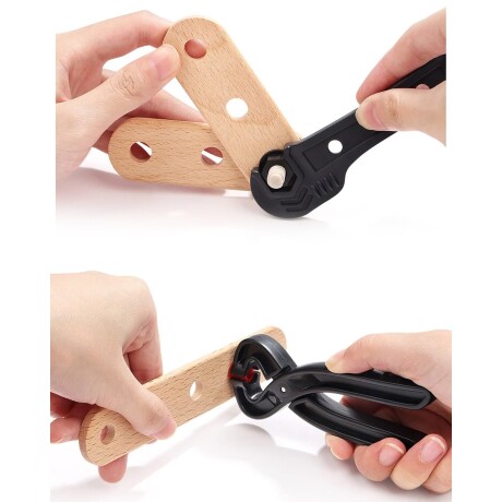 Caja de herramientas de juguete Top Bright con accesorios Caja de herramientas de juguete Top Bright con accesorios