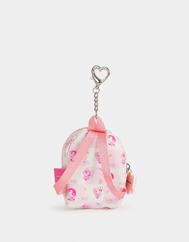 Llavero Mochila Llavero & Charm Chicas Superpoderosas - Rosa Claro