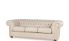 Sillón 100% Cuero - 3 Cuerpos - Chesterfield Arena