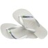 Ojotas Havaianas Brasil Logo Blanco
