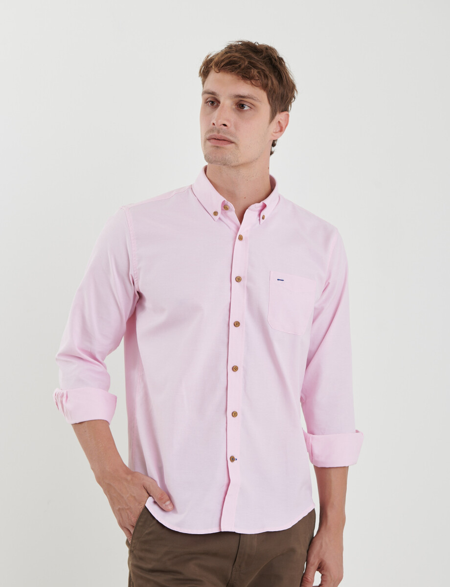 012587 CAMISA HARRINGTON LABEL Rosado
