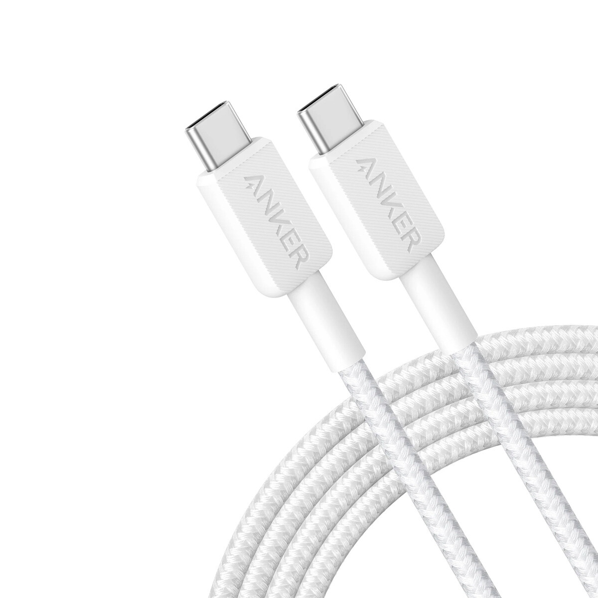 Cable de datos Anker USB a USB-C 1.80m White 