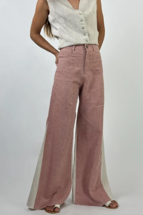 PANTALON JACINTO BLEND rosado xs