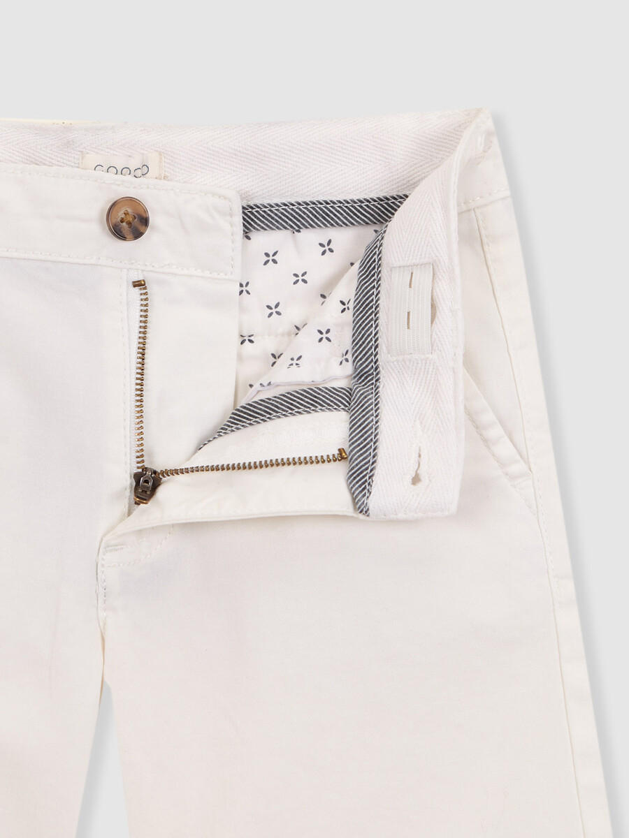 Chino Corto Blanco