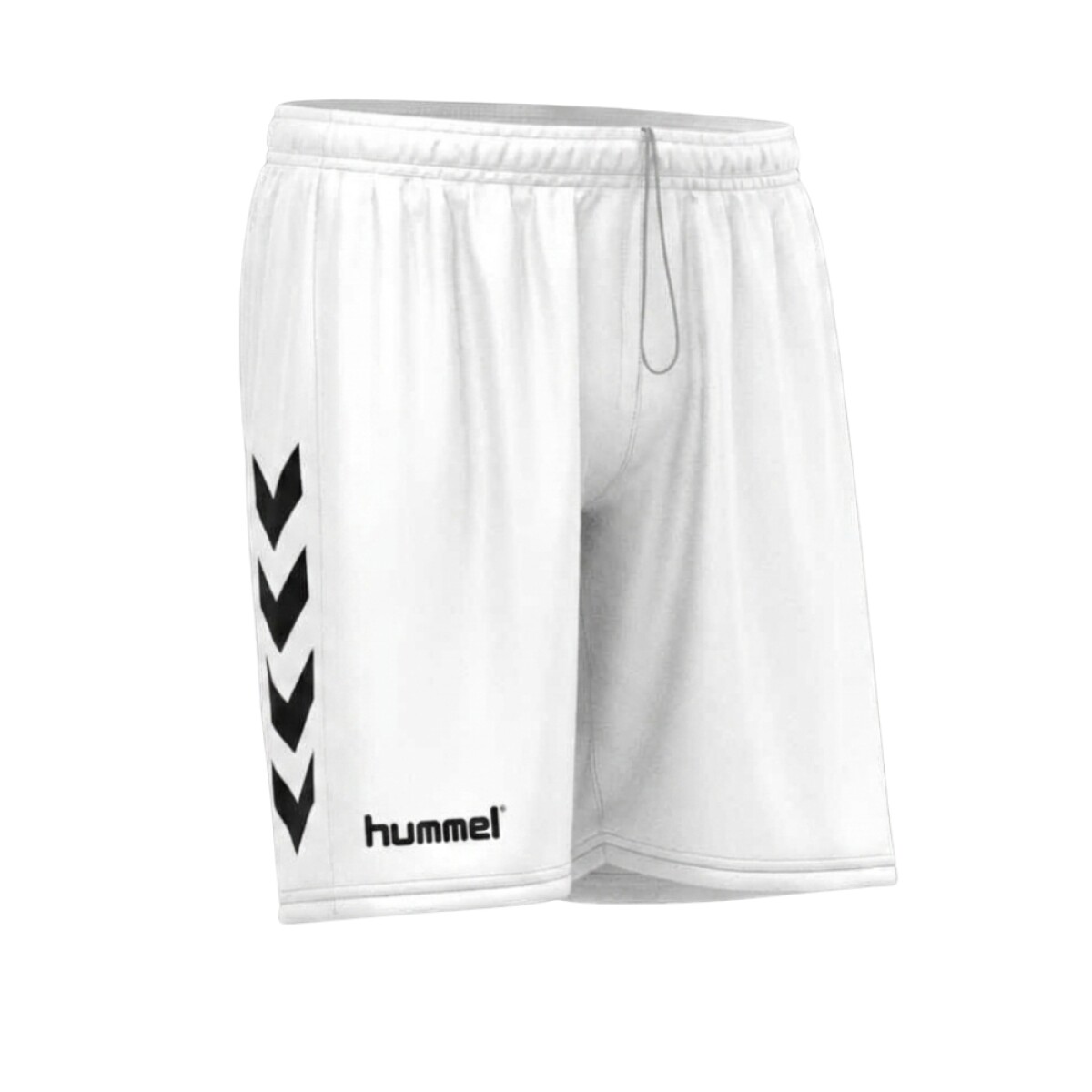 SHORT ENTRENAMIENTO HOMBRE - BLANCO NEGRO 