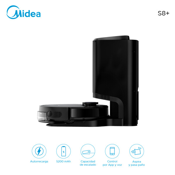 Aspiradora y trapeadora robot Midea S8+ Aspiradora y trapeadora robot Midea S8+