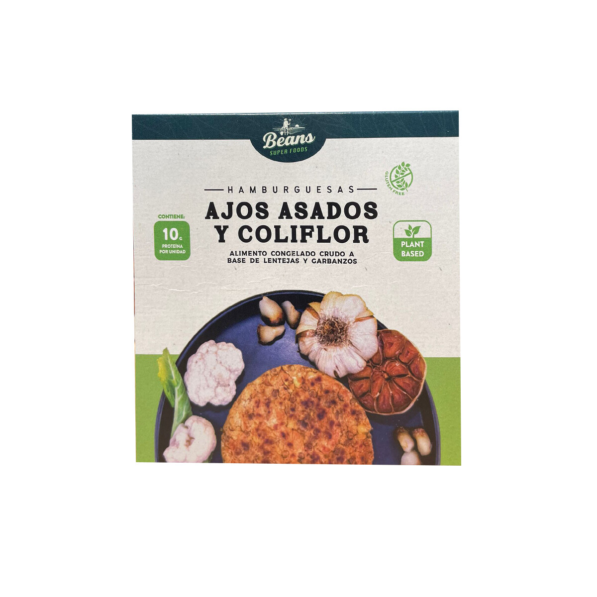 Burguers de ajo y coliflor Beans 