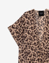 Kimonos Kimono Animal Print - Combinacion Bicolor